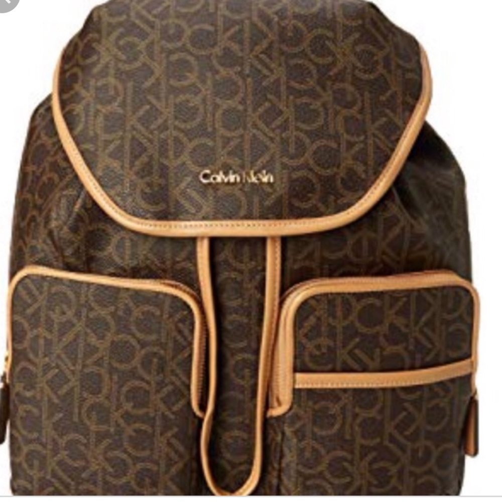 Calvin Klein monogram backpack